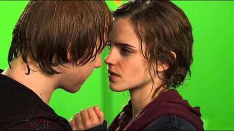 hermione and ron kiss|what page do ron and hermione kiss.